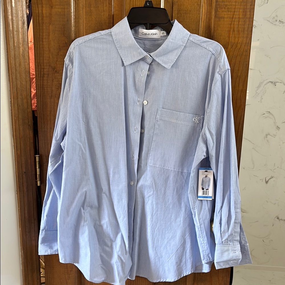 Calvin Klein Men's Blue Shirt